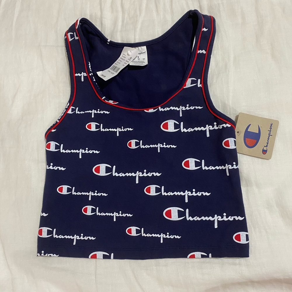 cropped champion tank
